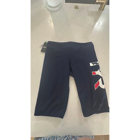 TYR Men's USA Durafast Elite Jammer Swimsuit Size 36 - Picture 3 of 5